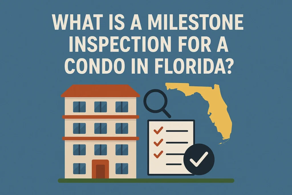 What is a milestone inspection for a condo in Florida? 1 milestone inspection for a condo in Florida